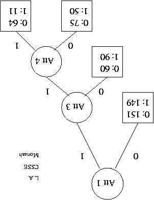 a complex classification/ decision tree