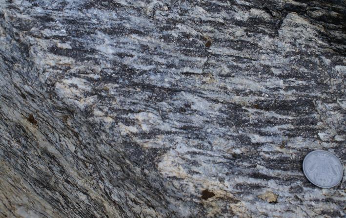 mylonitic granite
