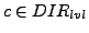 $ c\in DIR_{lvl}$