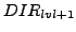 $ DIR_{lvl+1}$