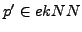 $ p'\in ekNN$