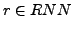 $ r\in RNN$