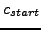$ c_{start}$