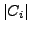 $ \vert C_i\vert$