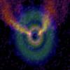 planet carving a gap in a protoplanetary disc