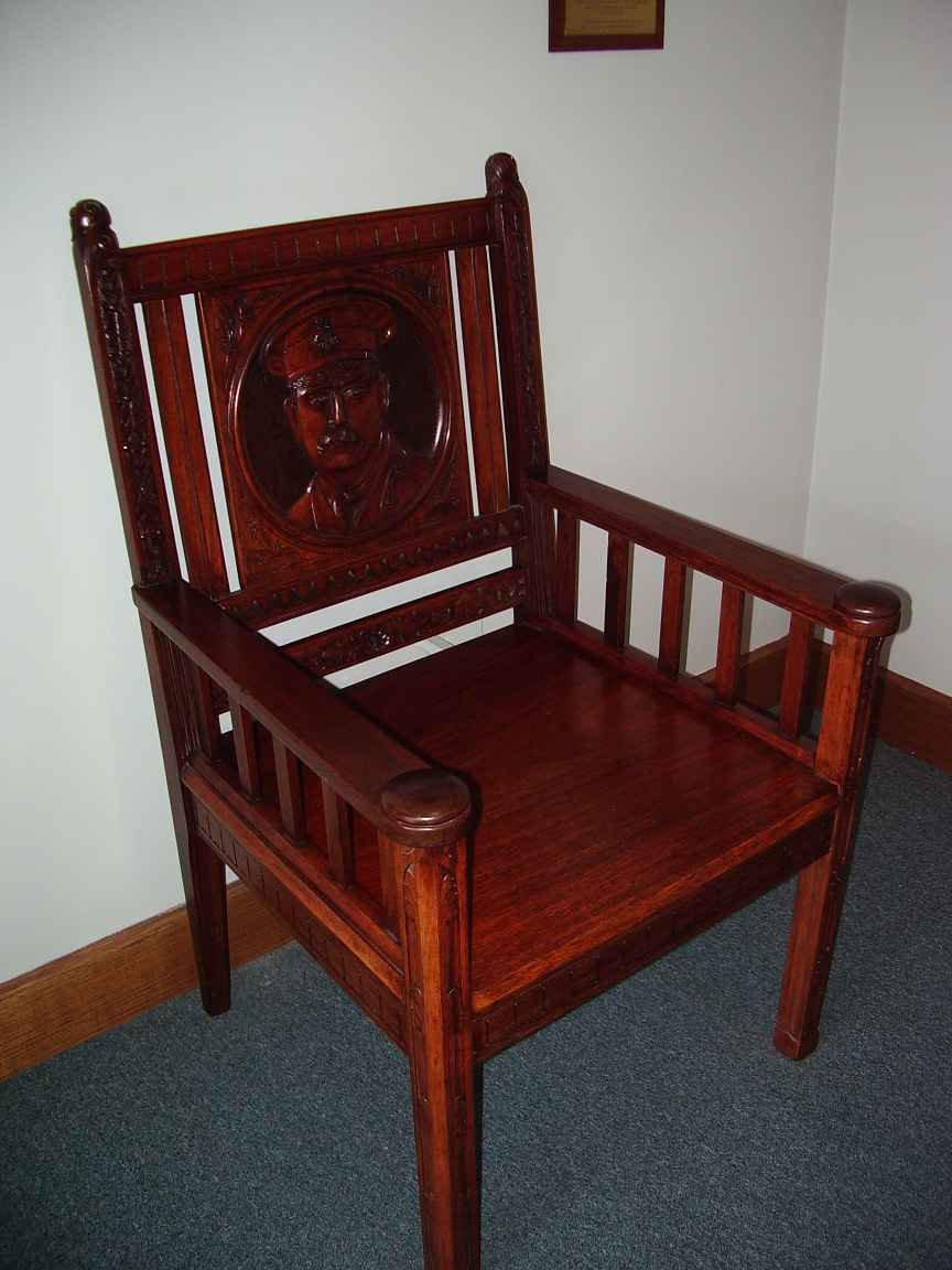 the chair of Sir John Monash