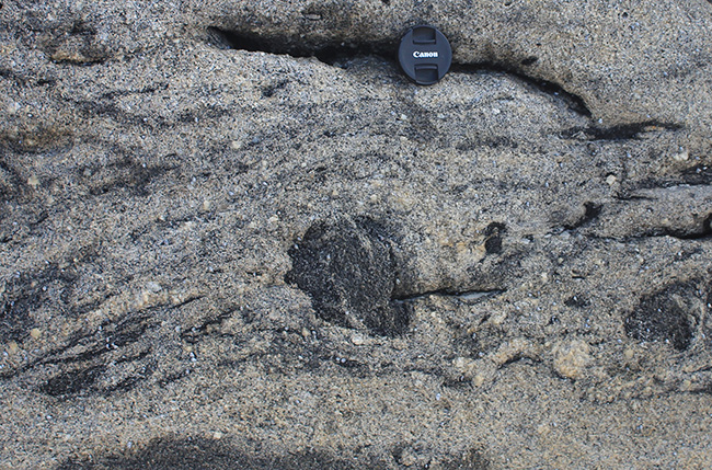 Megacrystic granite