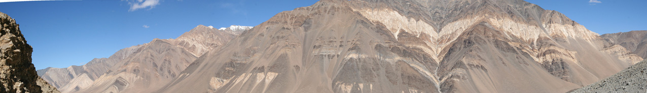 view, Karakoram Metamorphic Complex, marble bands