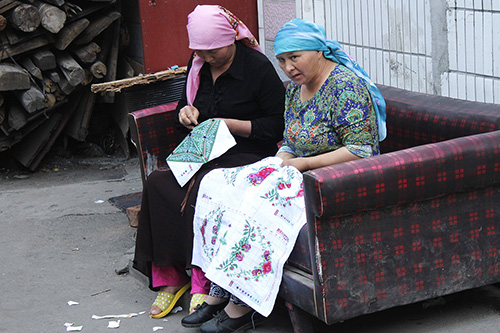 ladies at Urumqi